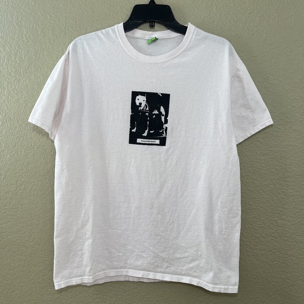 Glue Skateboards Violence Breeds Hate T-Shirt Large